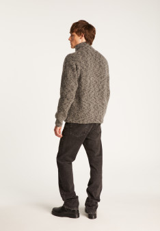 Unisex mohair trucker sweater - Tenessy