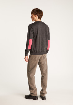 Merino wool crewneck sweater - Thierry