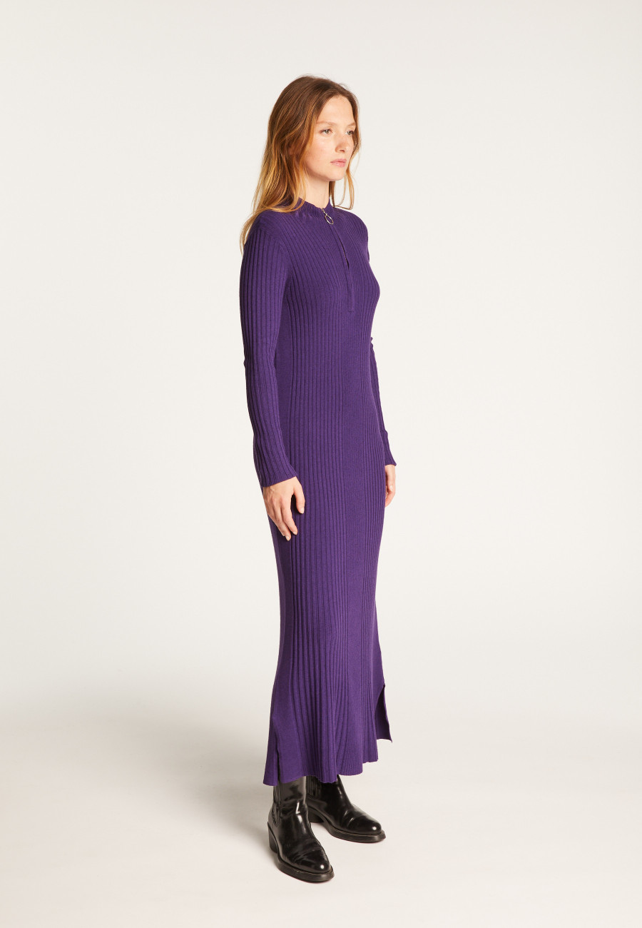 Long dress in wool blend - Renata