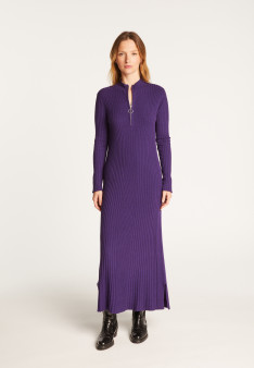 Long dress in wool blend - Renata