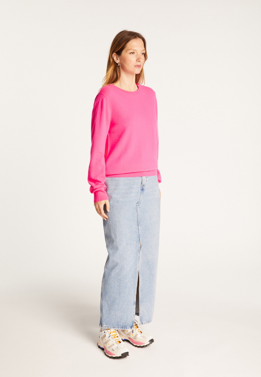 Round neck cashmere sweater - Abeline