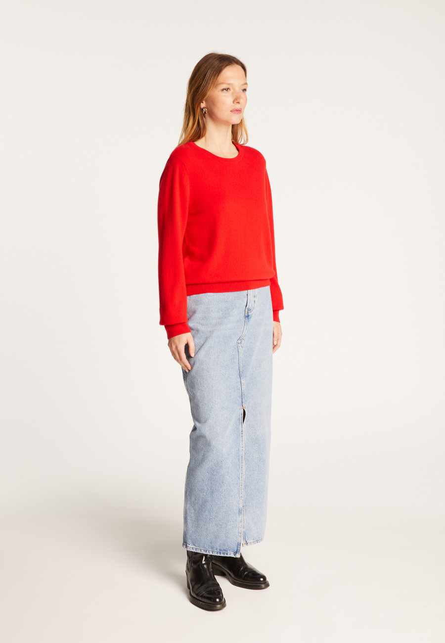 Round neck cashmere sweater - Abeline