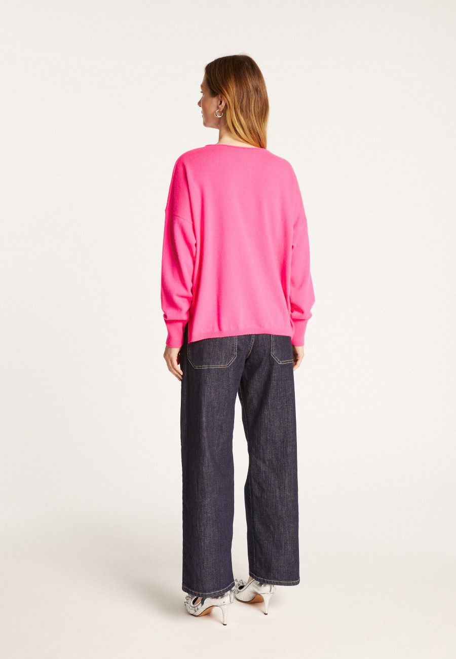 Short cashmere sweater - Alex