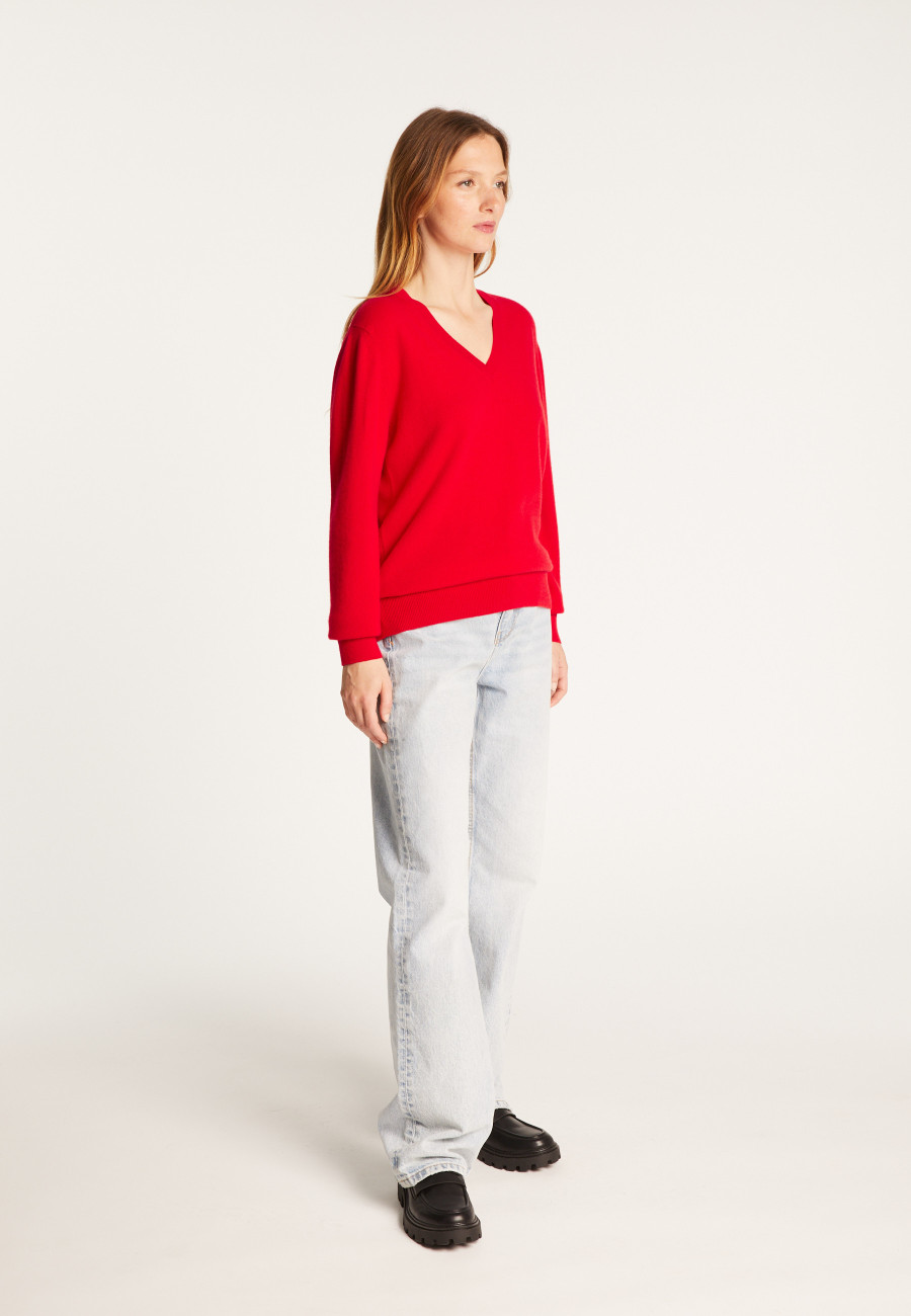 V-neck cashmere sweater - Abel