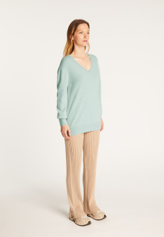 V-neck cashmere sweater - Abel