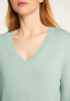 V-neck cashmere sweater - Abel