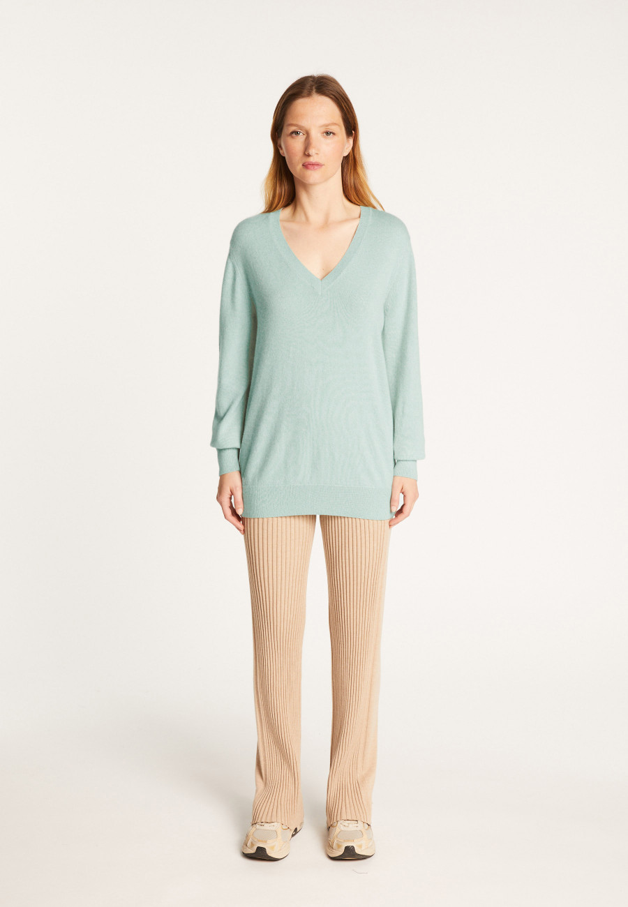 V-neck cashmere sweater - Abel