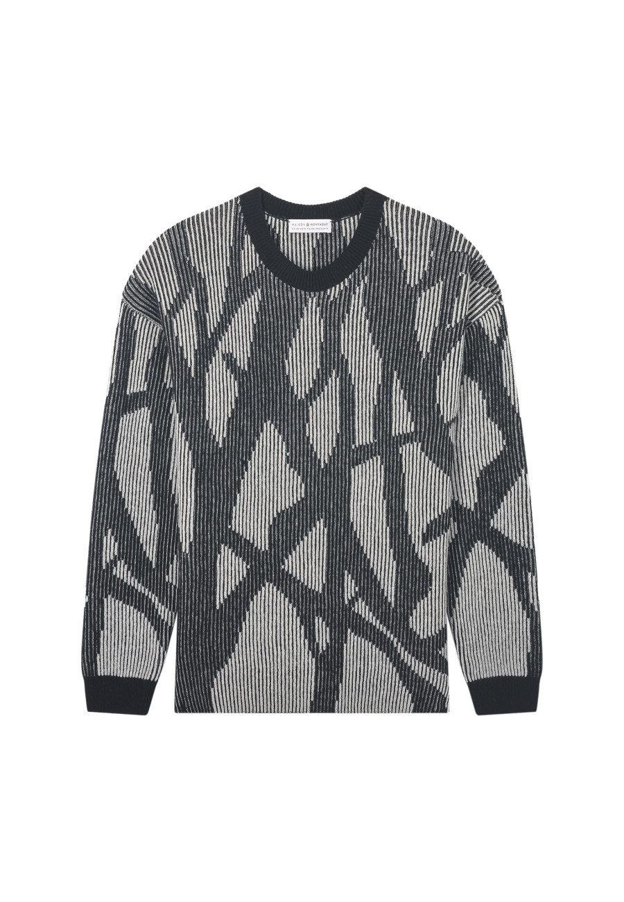 Wool and cashmere crewneck sweater - Tanguy