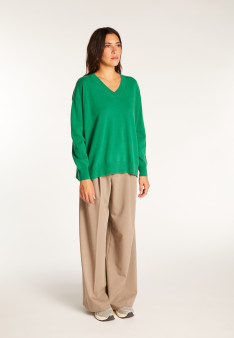 Cashmere slit sweater - Alienor