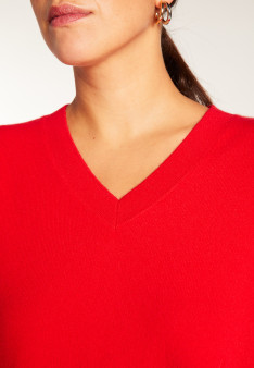 Cashmere slit sweater - Alienor