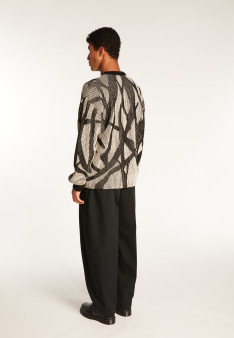 Wool and cashmere crewneck sweater - Tanguy