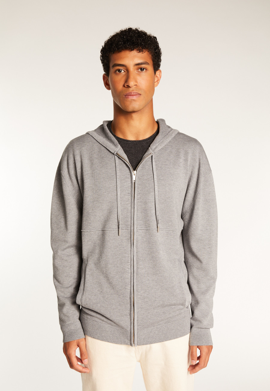 Technical wool hooded vest - Theo