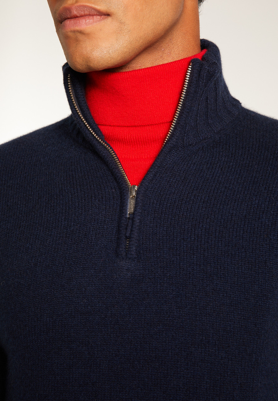 6-ply cashmere trucker sweater - Emiliano