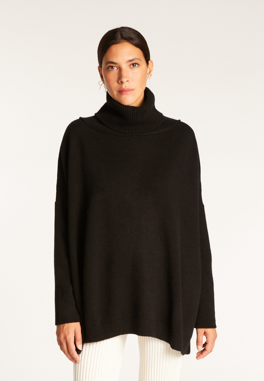 Wool and cashmere turtleneck sweater - Clara