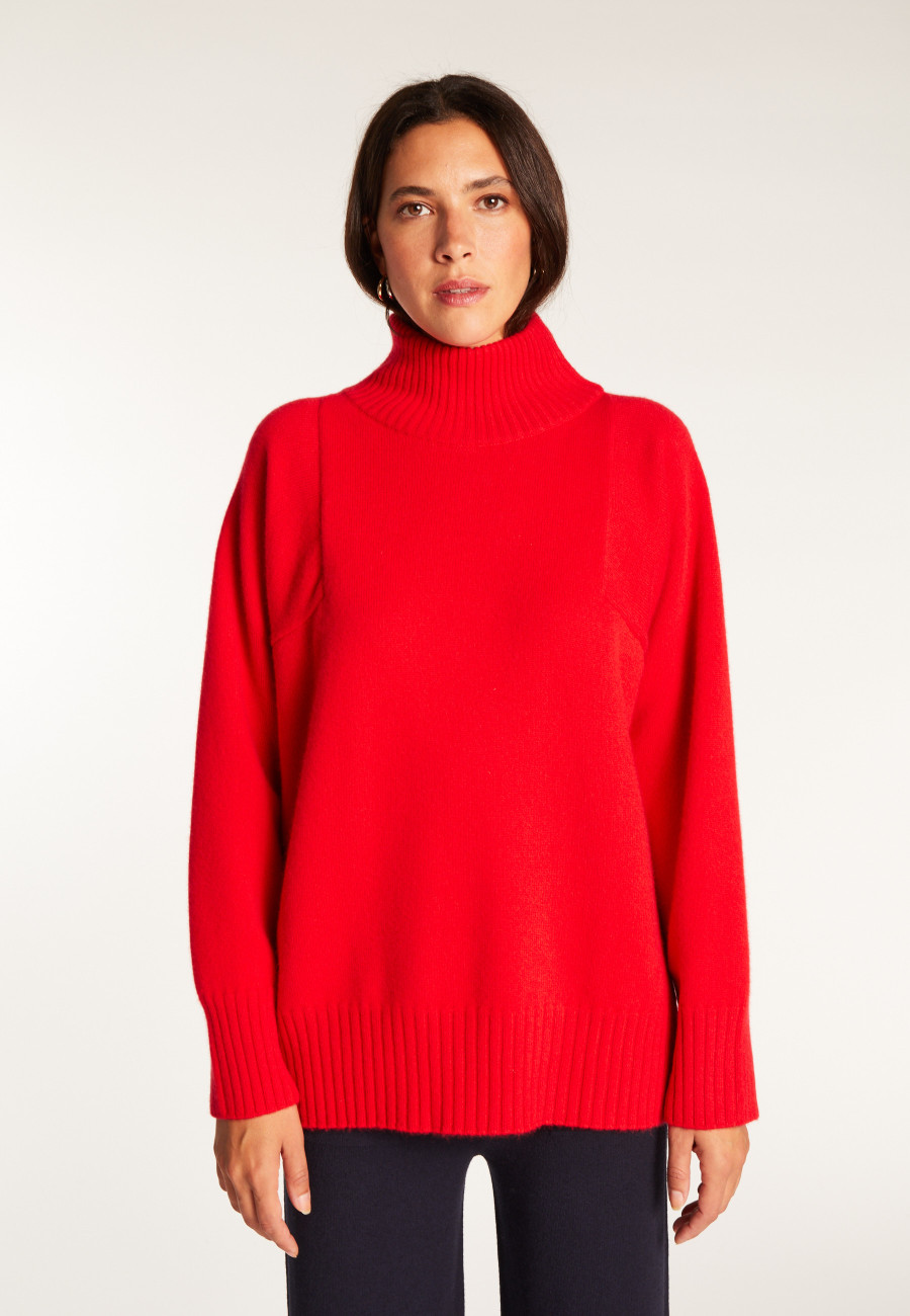 High neck cashmere sweater - Roxane