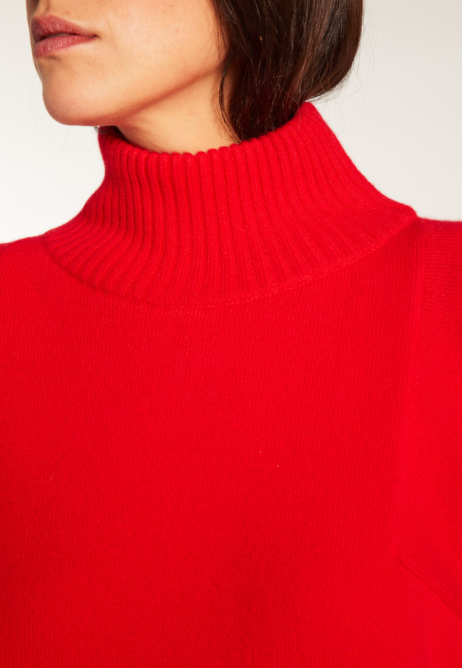 High neck cashmere sweater - Roxane