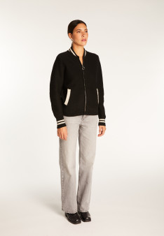 Zipped wool and cashmere jacket - Rabia