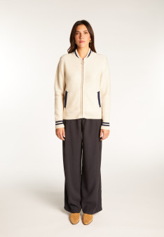 Zipped wool and cashmere jacket - Rabia