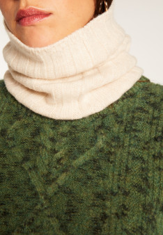 Unisex neck warmer in cashmere - Lisa