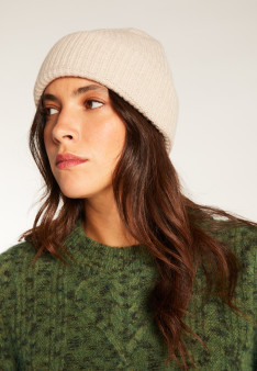 Unisex Merino Wool Beanie - Line