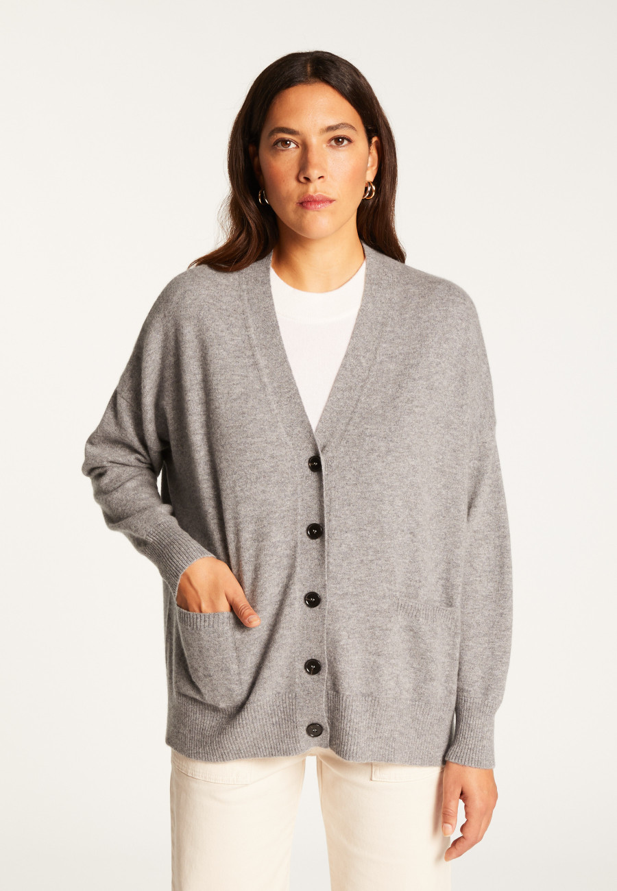 Cashmere buttoned vest - Ariel