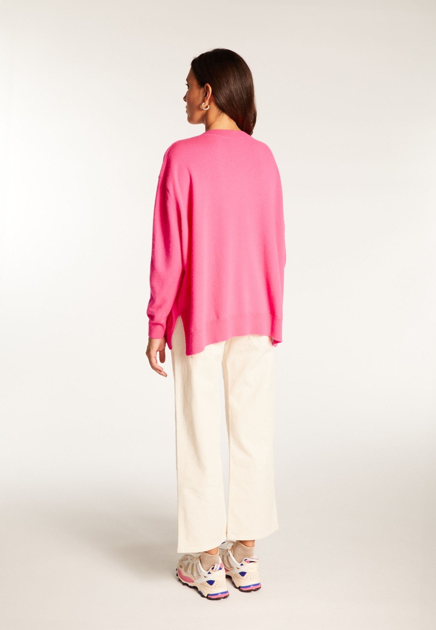 Cashmere slit sweater - Alienor