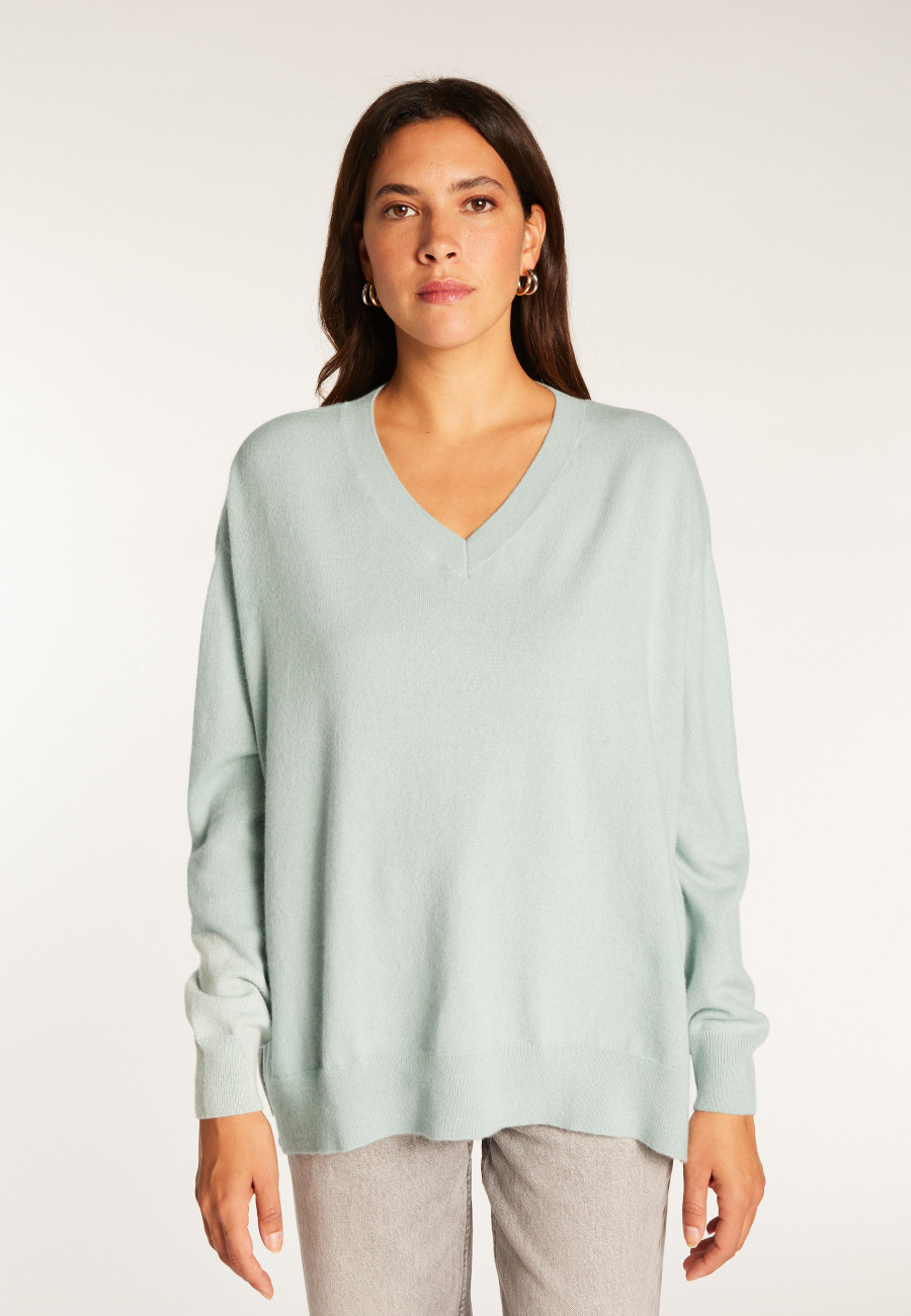 Cashmere slit sweater - Alienor