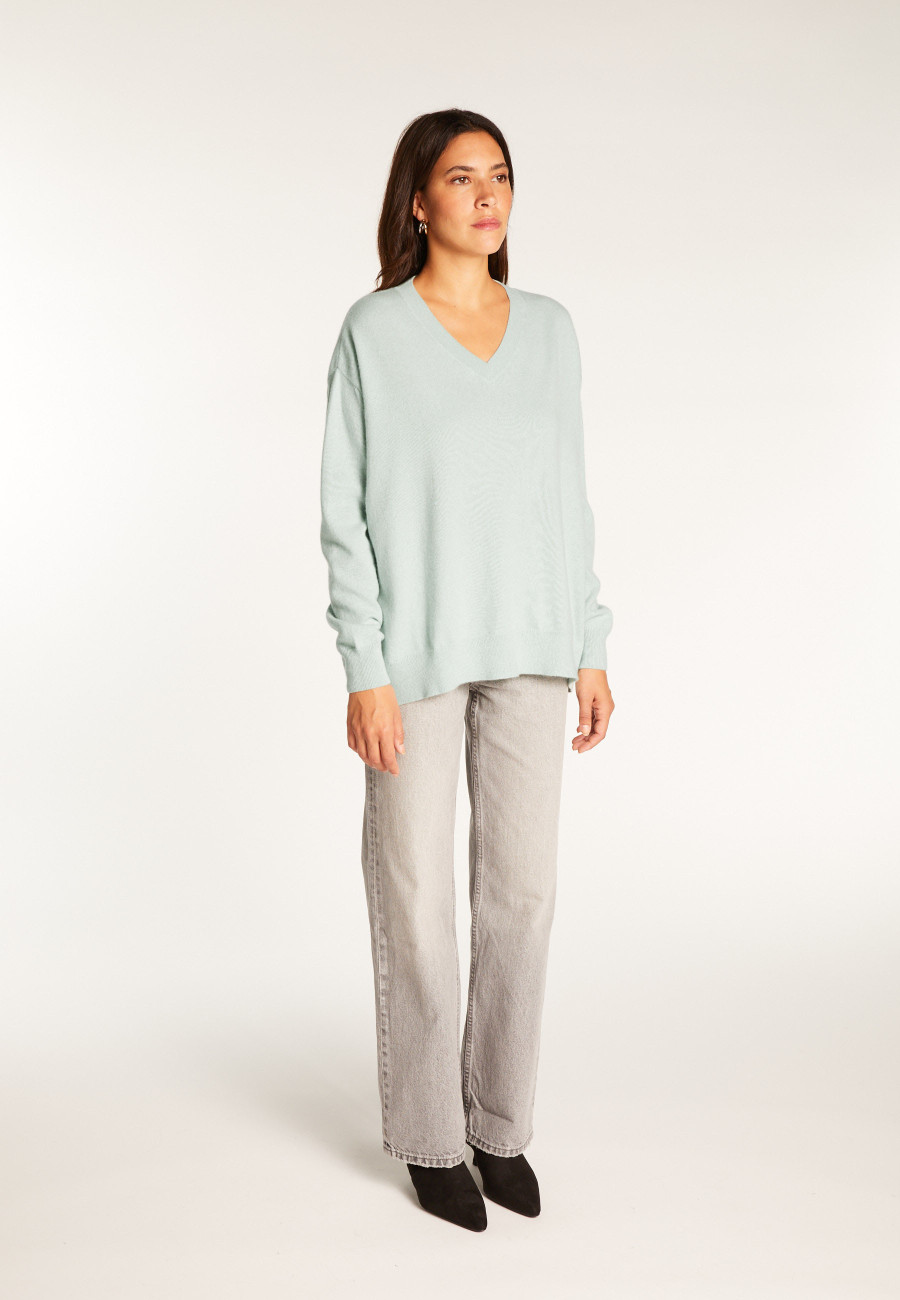 Cashmere slit sweater - Alienor