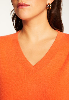 Cashmere slit sweater - Alienor