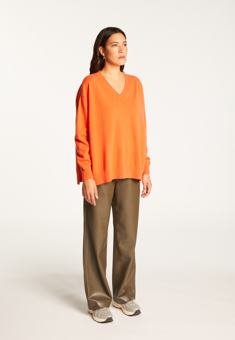 Cashmere slit sweater - Alienor