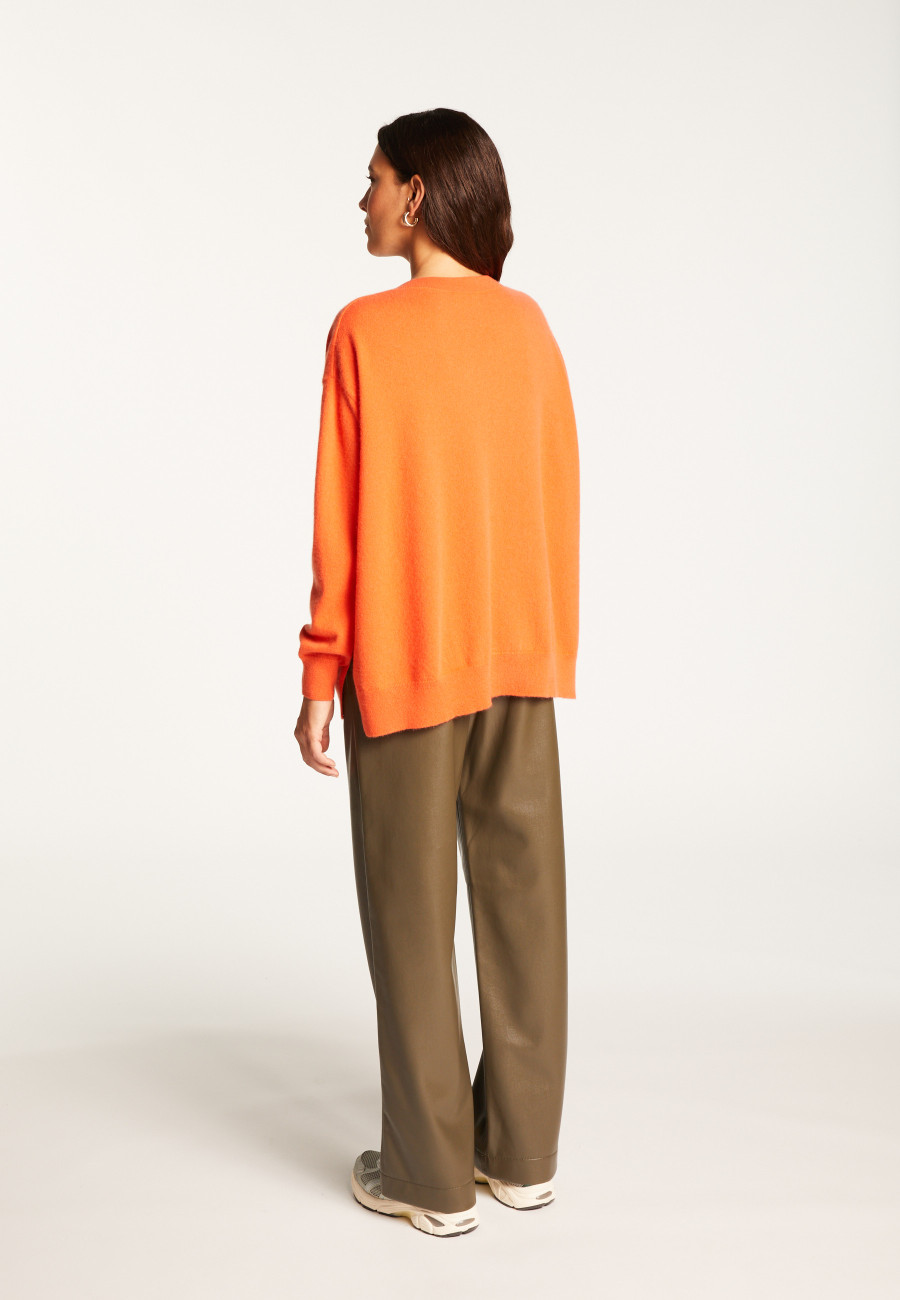 Cashmere slit sweater - Alienor