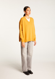 Cashmere slit sweater - Alienor