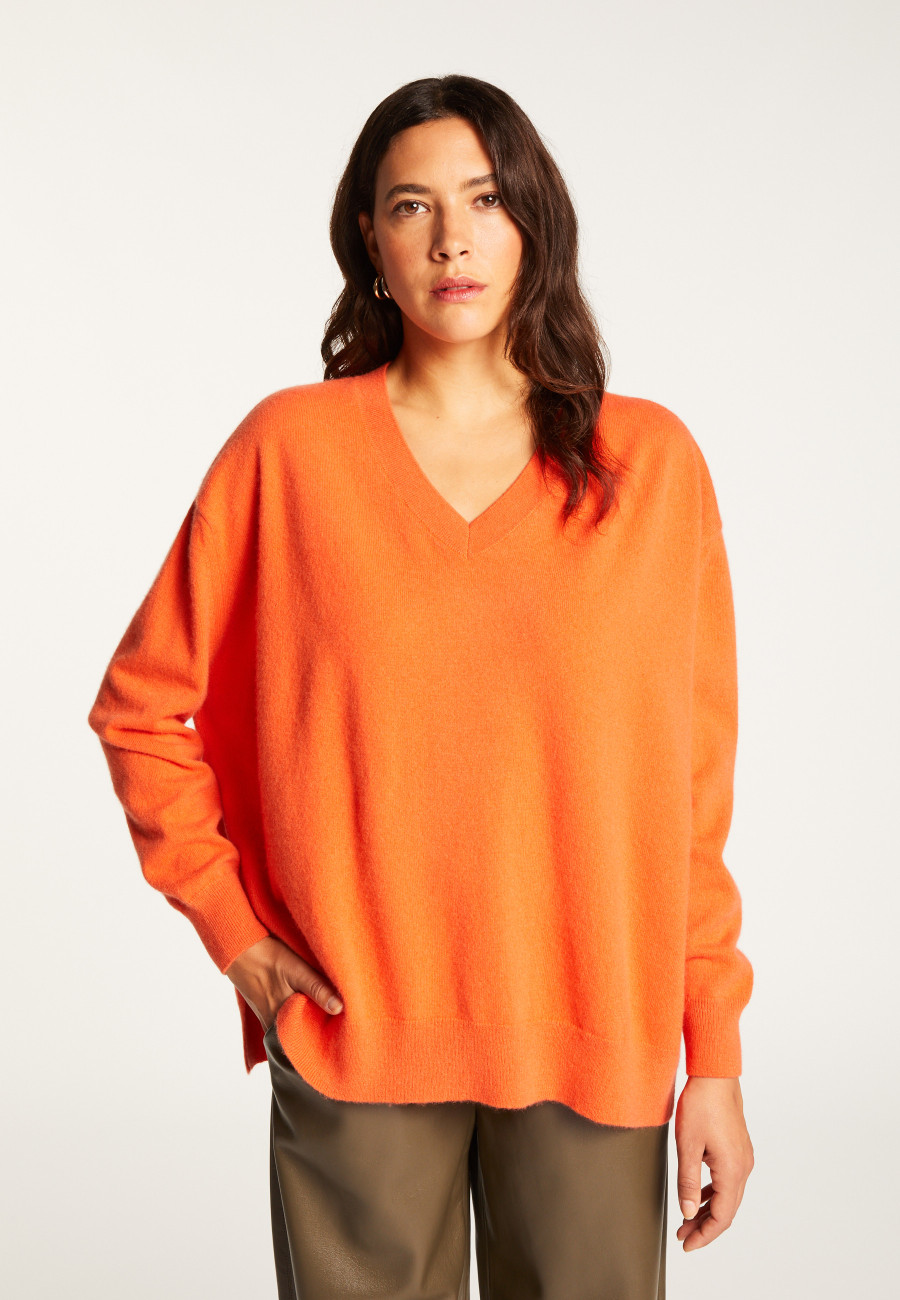 Cashmere slit sweater - Alienor