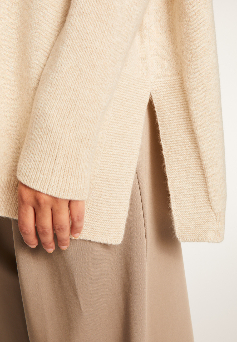 Wool and cashmere turtleneck sweater - Clara