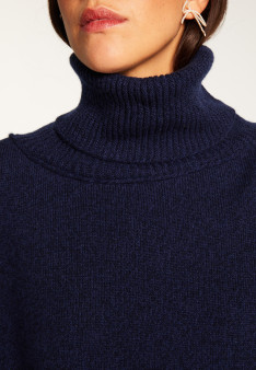 Wool and cashmere turtleneck sweater - Clara