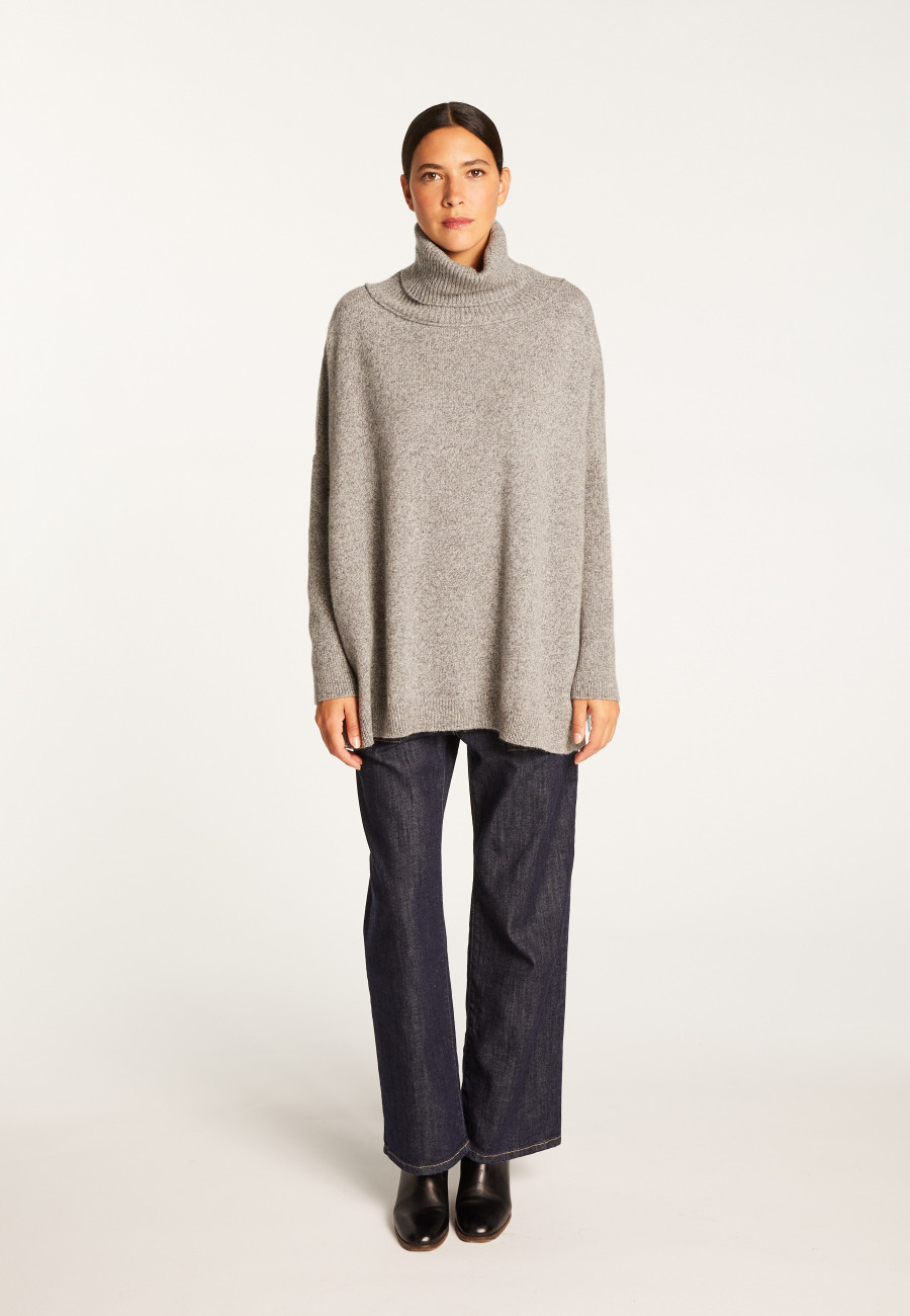 Wool and cashmere turtleneck sweater - Clara