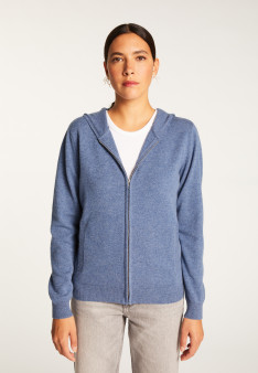 Cashmere hooded vest - Orus