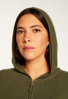 Cashmere hooded vest - Orus