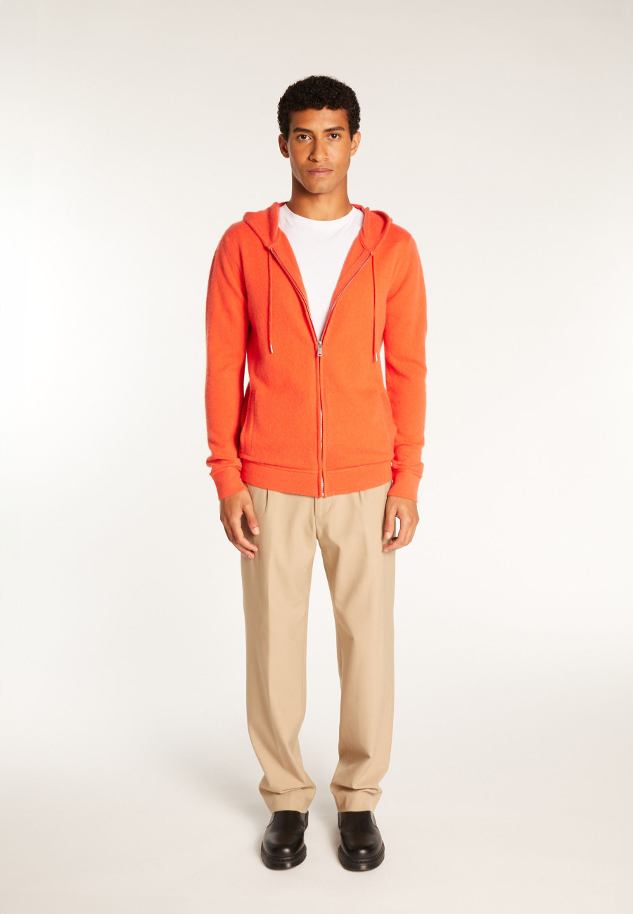 Cashmere Hooded Zip-Up Jacket - Emilien