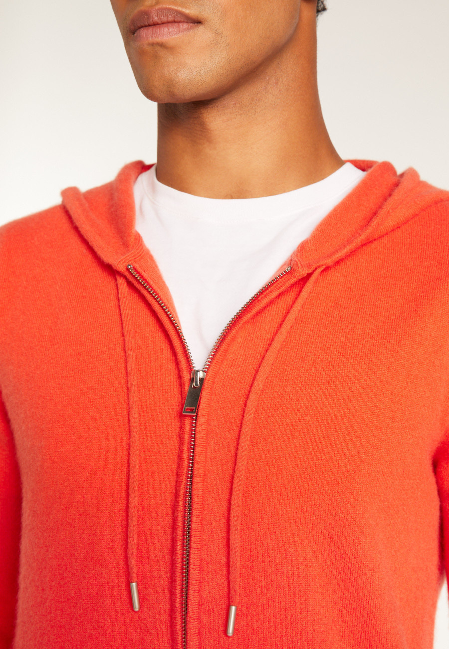 Cashmere Hooded Zip-Up Jacket - Emilien