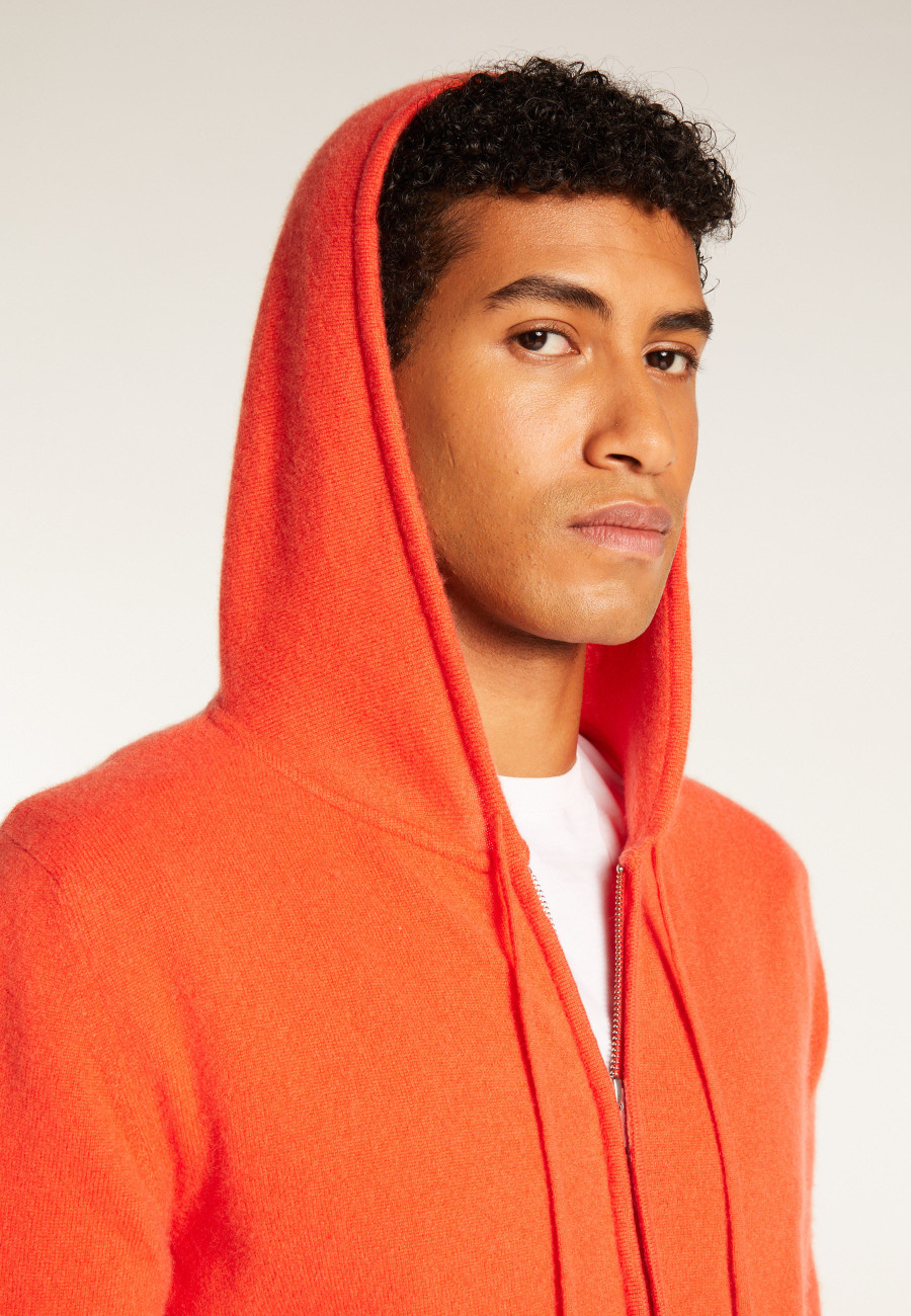 Cashmere Hooded Zip-Up Jacket - Emilien