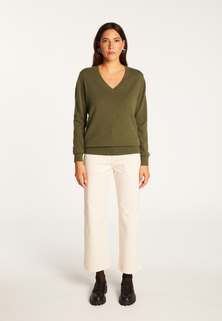 V-neck cashmere sweater - Abel