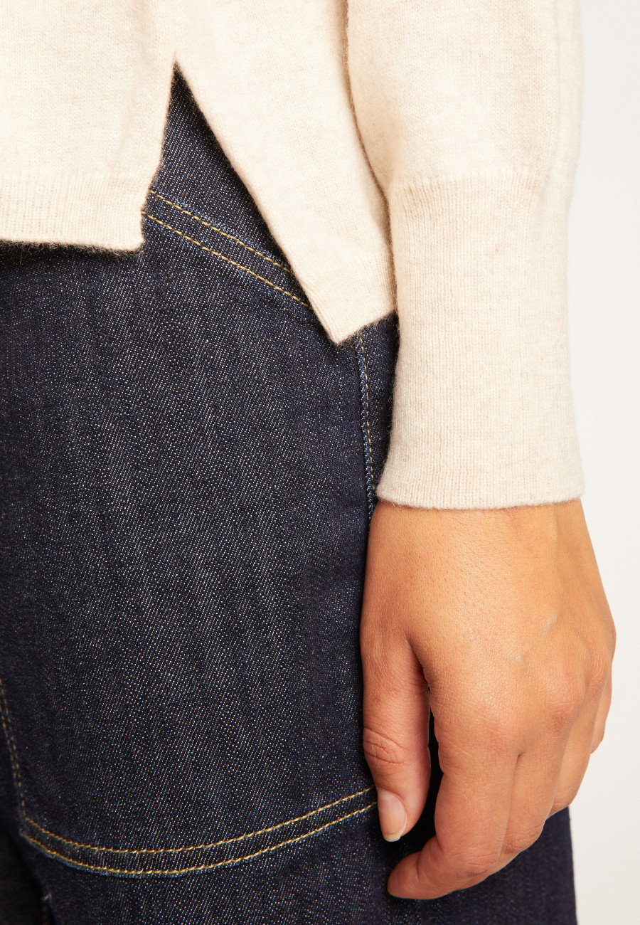 Short cashmere sweater - Alex