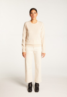 Round neck cashmere sweater - Abeline