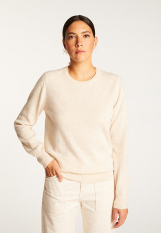 Round neck cashmere sweater - Abeline