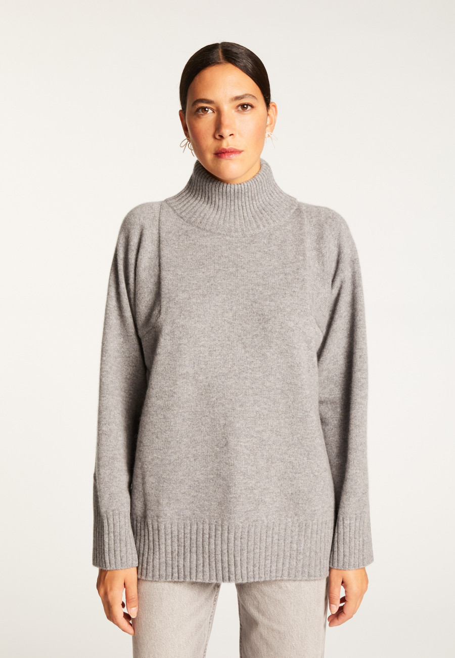 High neck cashmere sweater - Roxane