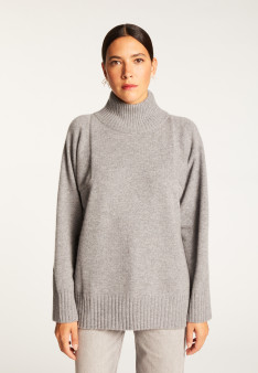 High neck cashmere sweater - Roxane