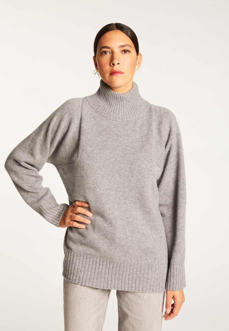 High neck cashmere sweater - Roxane