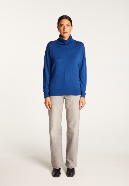 Turtleneck sweater in merino wool - Alisa