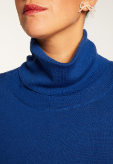 Turtleneck sweater in merino wool - Alisa